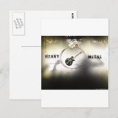 Carte Postale Heavy metal (Devant / Derrière)