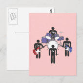 Carte Postale Heavy metal (Devant / Derrière)