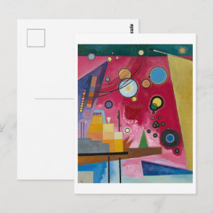 Carte Postale Heavy Red Kandinsky