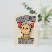 Carte Postale Heavyweight Spud Champ Boxing Potato  (Debout devant)