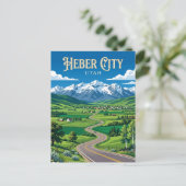 Carte Postale Heber City États-Unis (Debout devant)