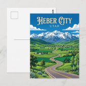 Carte Postale Heber City États-Unis (Devant / Derrière)