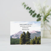 Carte Postale Hébreux 13:8 (Debout devant)