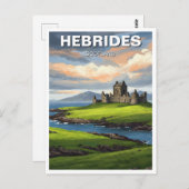 Carte Postale Hébrides Écosse Travel (Devant / Derrière)