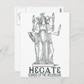 Carte Postale Hécate (Devant / Derrière)