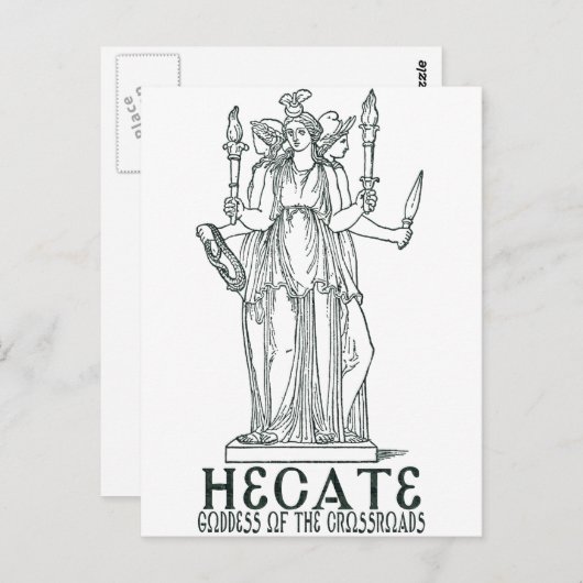 Carte Postale Hécate (Devant / Derrière)