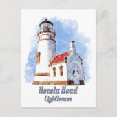 Carte Postale Heceta Head Phare Aquarelle - Oregon (Devant)