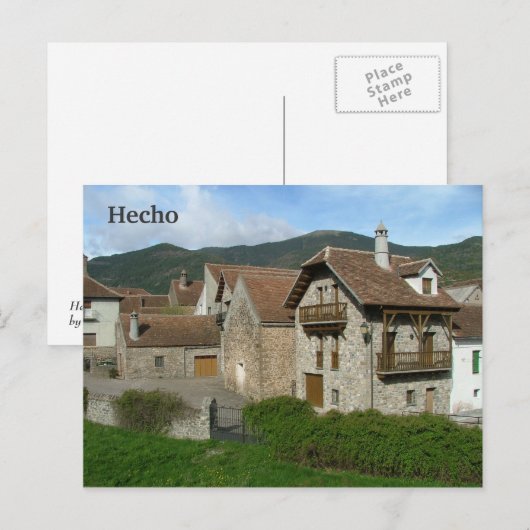 Carte Postale Hecho (Devant / Derrière)