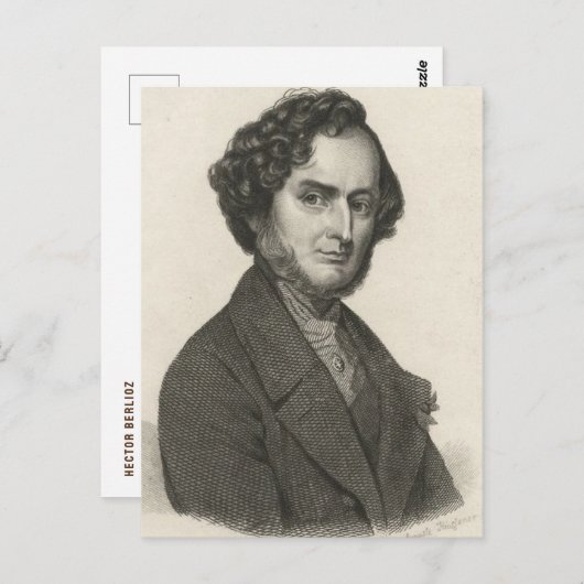 Carte Postale Hector Berlioz (Devant / Derrière)