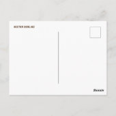 Carte Postale Hector Berlioz (Dos)