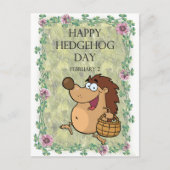 Carte Postale Hedgehog Day 2 février (Devant)