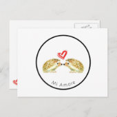 Carte postale Hedgehog Love (Devant / Derrière)