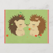 Carte postale Hedgehog Love (Devant)