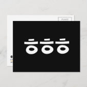 Carte Postale HEHEHEHE ㅎ ㅎ ㅎ Coréen Slang (Devant / Derrière)