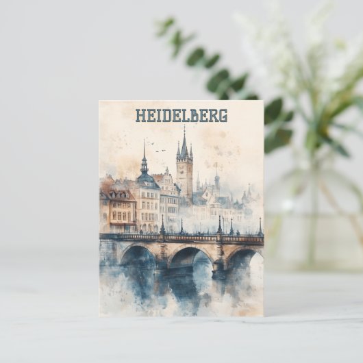 Carte Postale Heidelberg (Debout devant)