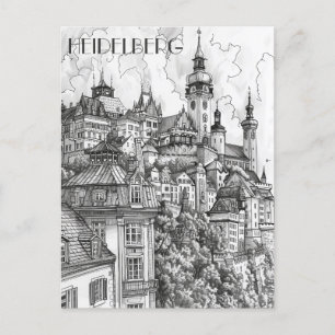 Carte Postale Heidelberg Allemagne