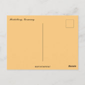 Carte Postale Heidelberg Allemagne (Dos)