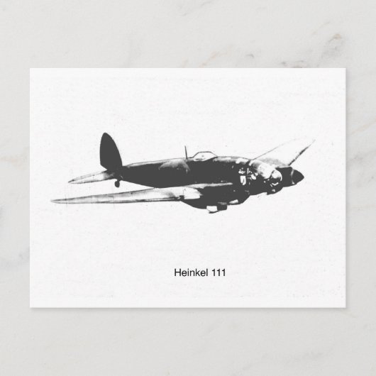 Carte Postale Heinkel HE111 (Devant)