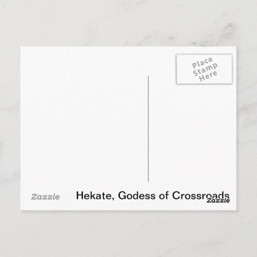 Carte Postale Hekate (Dos)