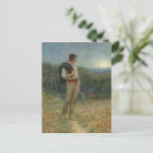 Carte Postale Helen Allingham Lune de récolte Vintage (Debout devant)