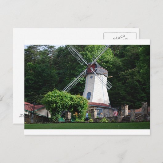 Carte Postale Helen, GA Windmill (Devant / Derrière)