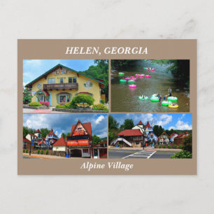 Carte Postale Helen, Géorgie