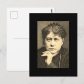 Carte Postale Helena Blavatsky (Devant / Derrière)