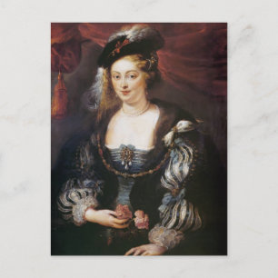 Carte Postale Helena Fourment par Peter Paul Rubens