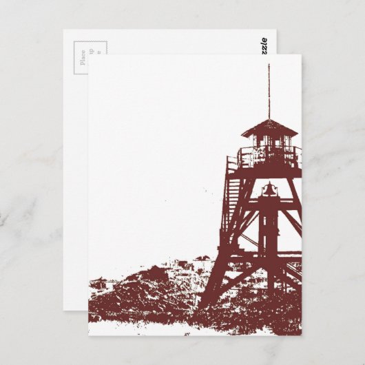 Carte Postale Helena MT Firetower (Devant / Derrière)