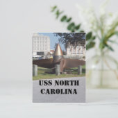 Carte Postale hélice de l'USS North (Debout devant)