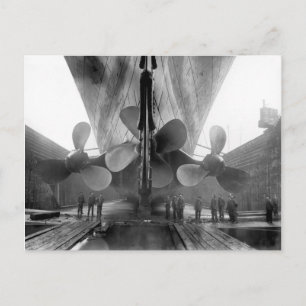 Carte Postale Hélices du Titanic