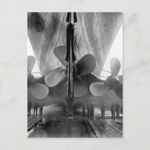 Carte Postale Hélices du Titanic