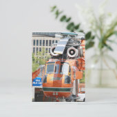 Carte Postale hélicoptère (Debout devant)