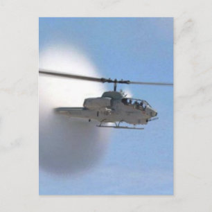 Carte Postale hélicoptère cobra