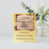 Carte Postale Hélicoptère Da Vinci 🚁 Budget ✨ (Debout devant)