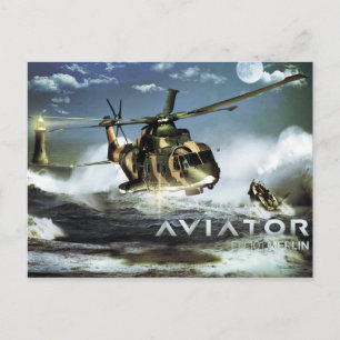 Carte Postale Hélicoptère EH 101 MERLIN