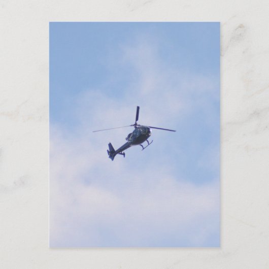 Carte Postale Hélicoptère Gazelle (Devant)