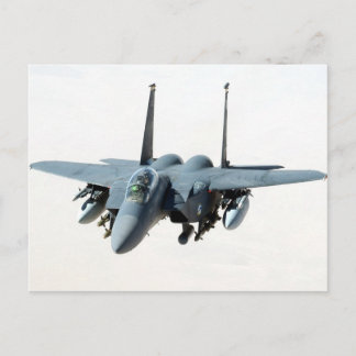 Carte Postale hélicoptère militaire cool Black-Hawk f-15
