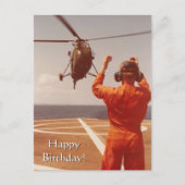 Carte Postale Hélicoptère photo avion, Cool Aviation Anniversair (Devant)