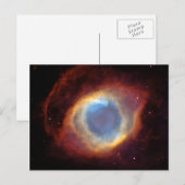 Carte Postale Helix Nebula Hubble Space (Devant / Derrière)