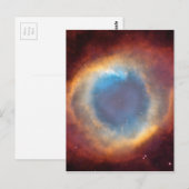 Carte Postale Helix Nebula par Hubble (Devant / Derrière)