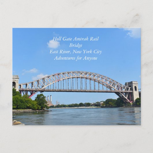 Carte Postale Hell Gate Rail Bridge New York (Devant)