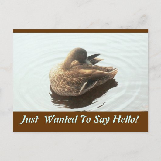 Carte postale Hello (Devant)
