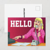 CARTE POSTALE HELLO BUSINESS LADING HELLO POSTCARD (Devant / Derrière)