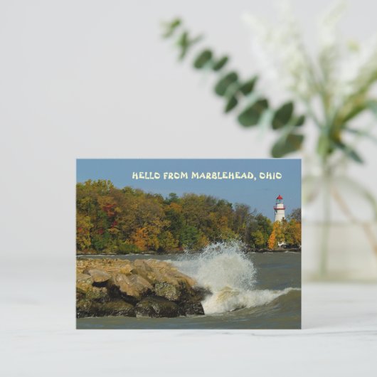 CARTE POSTALE HELLO DE MARBLEHEAD, OHIO (Debout devant)