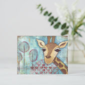 Carte Postale Hello Giraffe Postcard (Debout devant)
