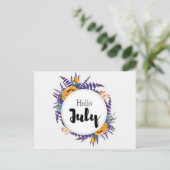 Carte Postale Hello July (Debout devant)