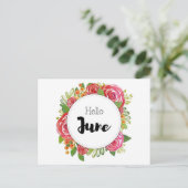 Carte Postale Hello June (Debout devant)