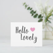 Carte Postale Hello Lovely (Debout devant)