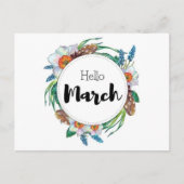 Carte Postale Hello March (Devant)